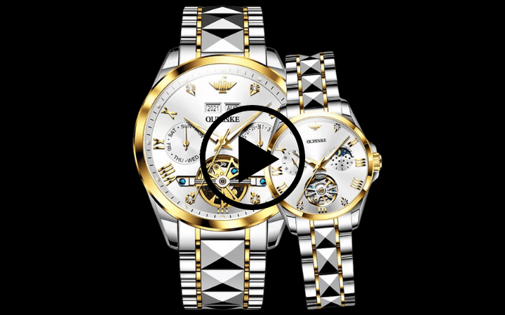 Oupinke 3186 Couple Mechanical Watch - Oupinke Watch
